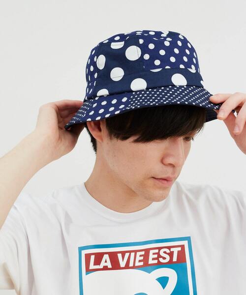 FRAPBOIS（フラボア）の「ドットバケット（ハット・レディース・ブラック/ネイビー・FREE）」の17枚目の写真