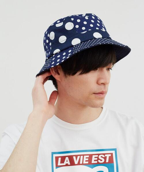 FRAPBOIS（フラボア）の「ドットバケット（ハット・レディース・ブラック/ネイビー・FREE）」の19枚目の写真
