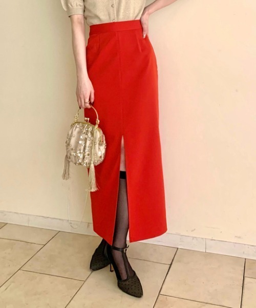 LILY BROWN（リリーブラウン）の「バックディテールストレート