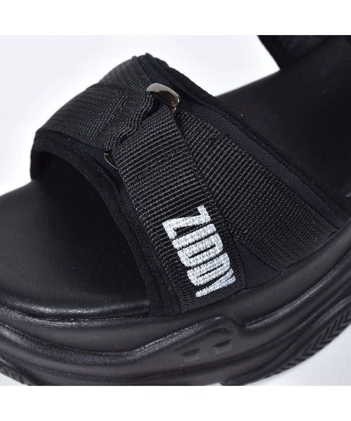 ZIDDY（ジディ）の「ZIDDY/バックル付きスポーツサンダル(21~24cm)（サンダル・キッズ・ブラック・21/22/23/24）」の7枚目の写真