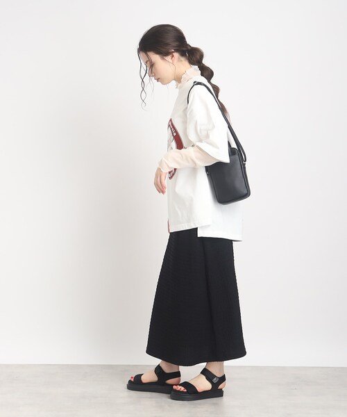 Cutie Blonde(キューティーブロンド)の「◆【USAコットン】体型カバーもできる!ロゴアソートBIG Tシャツ(Tシャツ/カットソー・レディース・ホワイト系その他2/ブラック系/ホワイト系その他/グリーン系その他2・00)」の5枚目の写真