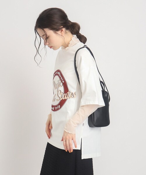 Cutie Blonde(キューティーブロンド)の「◆【USAコットン】体型カバーもできる!ロゴアソートBIG Tシャツ(Tシャツ/カットソー・レディース・ホワイト系その他2/ブラック系/ホワイト系その他/グリーン系その他2・00)」の8枚目の写真