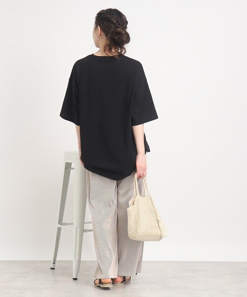 Cutie Blonde(キューティーブロンド)の「◆【USAコットン】体型カバーもできる!ロゴアソートBIG Tシャツ(Tシャツ/カットソー・レディース・ホワイト系その他2/ブラック系/ホワイト系その他/グリーン系その他2・00)」の12枚目の写真