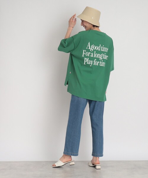 Cutie Blonde(キューティーブロンド)の「◆【USAコットン】体型カバーもできる!ロゴアソートBIG Tシャツ(Tシャツ/カットソー・レディース・ホワイト系その他2/ブラック系/ホワイト系その他/グリーン系その他2・00)」の18枚目の写真