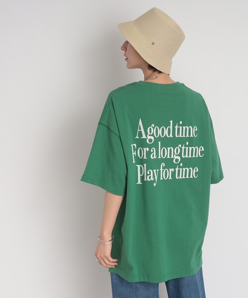 Cutie Blonde(キューティーブロンド)の「◆【USAコットン】体型カバーもできる!ロゴアソートBIG Tシャツ(Tシャツ/カットソー・レディース・ホワイト系その他2/ブラック系/ホワイト系その他/グリーン系その他2・00)」の20枚目の写真