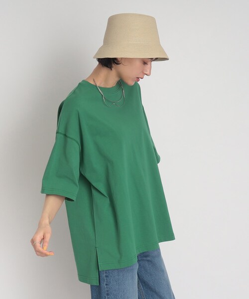 Cutie Blonde(キューティーブロンド)の「◆【USAコットン】体型カバーもできる!ロゴアソートBIG Tシャツ(Tシャツ/カットソー・レディース・ホワイト系その他2/ブラック系/ホワイト系その他/グリーン系その他2・00)」の21枚目の写真