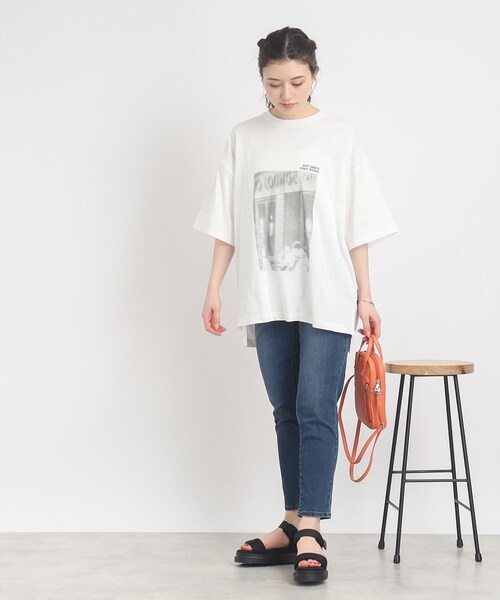 Cutie Blonde(キューティーブロンド)の「◆【USAコットン】体型カバーもできる!ロゴアソートBIG Tシャツ(Tシャツ/カットソー・レディース・ホワイト系その他2/ブラック系/ホワイト系その他/グリーン系その他2・00)」の22枚目の写真