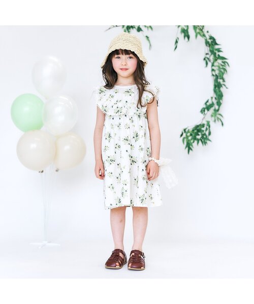 apres les cours（アプレレクール）の「パール付き折りたたみペーパーハット（ハット・キッズ・ベージュ/アイボリー・54/50/58）」の10枚目の写真