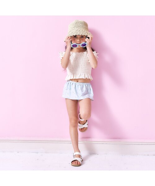 apres les cours（アプレレクール）の「パール付き折りたたみペーパーハット（ハット・キッズ・ベージュ/アイボリー・54/50/58）」の12枚目の写真