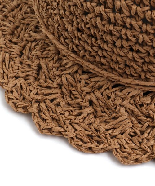 apres les cours（アプレレクール）の「パール付き折りたたみペーパーハット（ハット・キッズ・ベージュ/アイボリー・54/50/58）」の22枚目の写真