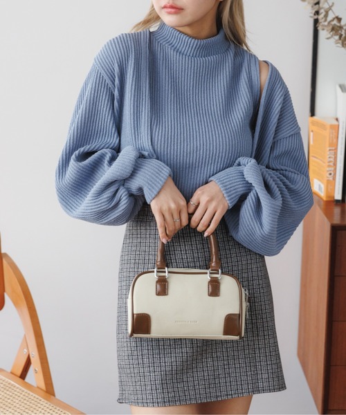 Ada.（エイダ）の「【大人かわいい】千鳥格子柄 チェック 台形ミニスカート（スカート・レディース・ブラック/ブラウン/ベージュ・S/M）」の11枚目の写真