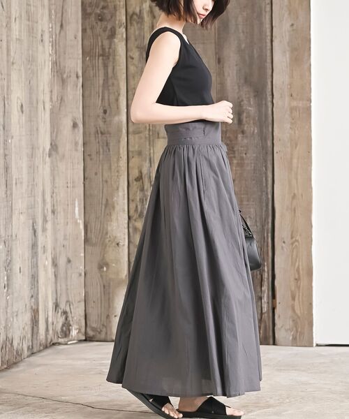 皮　巻きスカート リアルスタイル REAL STYLE 巻きスカート ロング 腰巻き
