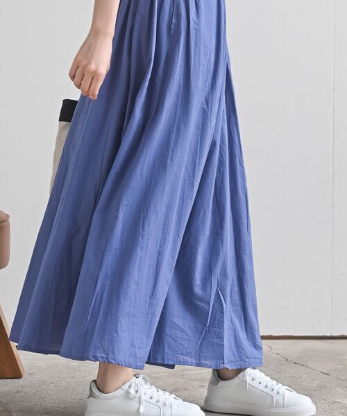 rps（アールピーエス）の「ボリュームロング巻きスカート（スカート・レディース・チャコールグレー/ブラック/パープル/グリーン/マスタード/カーキ/ブルー・フリー）」の22枚目の写真