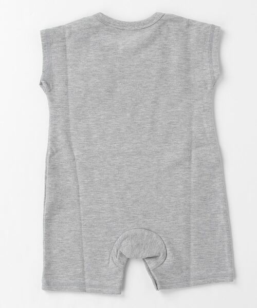 THE NORTH FACE(ザノースフェイス)の「ザ ノース フェイス THE NORTH FACE B Latch Pile Rompers_ベビー ラッチパイルロンパース(ロンパース・キッズ・ネイビー/ホワイト×グリーン/グレー・80cm/70cm)」の5枚目の写真