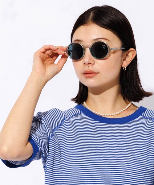 IZIPIZI（イジピジ）の「【IZIPIZI/イジピジ】SUN #G/ラウンド型 サングラス（サングラス・メンズ・ブラック/ネイビー/カーキ/ピンク/イエロー/その他1/その他2/その他3/シルバー/その他4/ゴールド・フリー）」の6枚目の写真