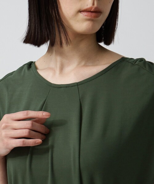 GALLEST（ギャレスト）の「コンフォートポンチワンピース（ワンピース・レディース・ブラック/カーキ・38/34/05/13）」の9枚目の写真