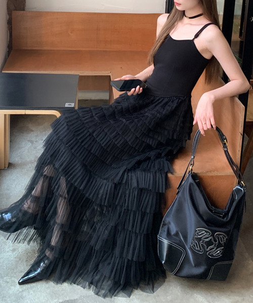 ドレス ブラック レッド チュール 再入荷 ワンピース ドレスプラス DRESS+ 総レースワンピースドレス・結婚式