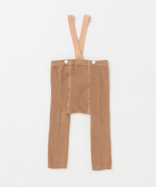 petit main（プティマイン）の「Vストラップレギンス（その他ベビー用品・キッズ・アイボリー/チャコール/ベージュ・70cm/80ｃｍ）」の3枚目の写真