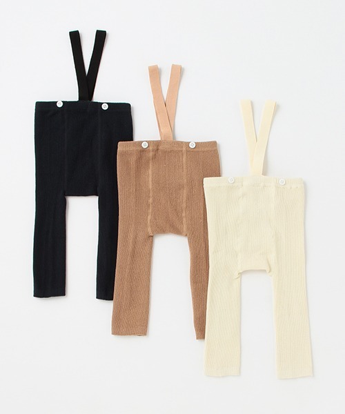 petit main（プティマイン）の「Vストラップレギンス（その他ベビー用品・キッズ・アイボリー/チャコール/ベージュ・70cm/80ｃｍ）」の11枚目の写真