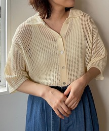 LOWRYS FARM | メッシュショートポロ５Ｓ　963730(ポロシャツ)