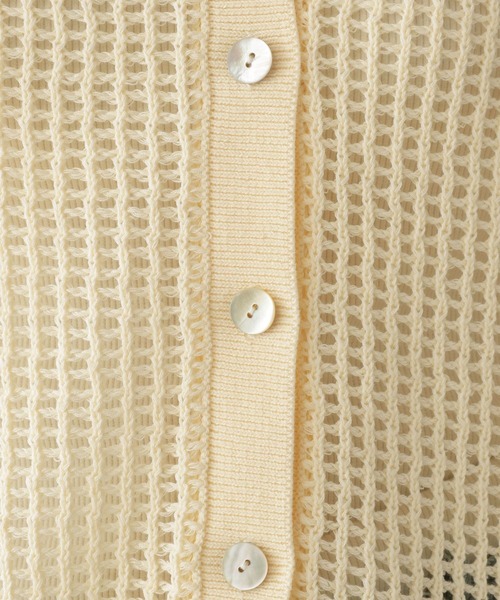 LOWRYS FARM（ローリーズファーム）の「メッシュショートポロ５Ｓ　963730（ポロシャツ・レディース・ブラック/アイボリー/グリーン・FREE）」の17枚目の写真