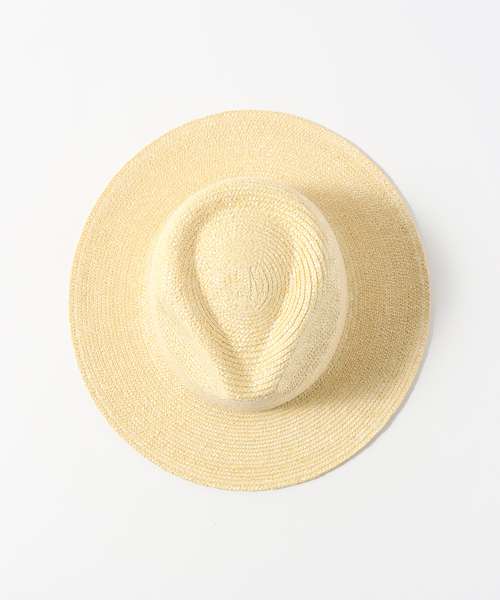 JOURNAL STANDARD relume（ジャーナルスタンダード　レリューム）の「【田中帽子店×relume】別注ストローハット（ハット・メンズ・アイボリー・MEDIUM/LARGE）」の2枚目の写真
