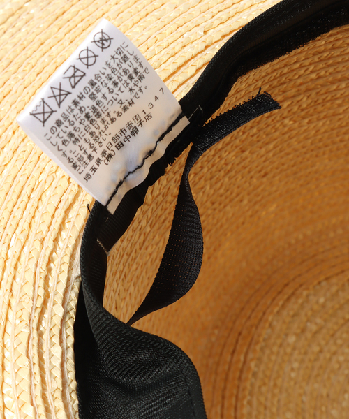 JOURNAL STANDARD relume（ジャーナルスタンダード　レリューム）の「【田中帽子店×relume】別注ストローハット（ハット・メンズ・アイボリー・MEDIUM/LARGE）」の8枚目の写真