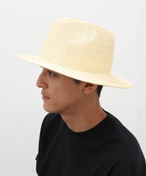 JOURNAL STANDARD relume（ジャーナルスタンダード　レリューム）の「【田中帽子店×relume】別注ストローハット（ハット・メンズ・アイボリー・MEDIUM/LARGE）」の9枚目の写真