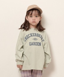 Lycee mine | 【型崩れしないやわらかコットン】アソートプリントチュニックTシャツ(Tシャツ/カットソー)