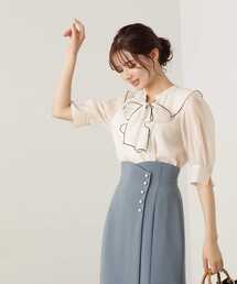 PROPORTION BODY DRESSING | オーガンラッフルブラウス / 1213210808(シャツ/ブラウス)