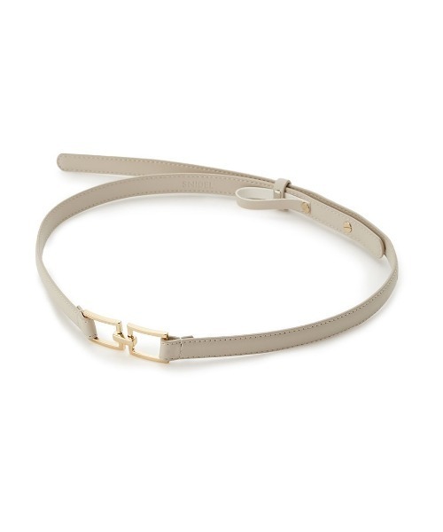 SNIDEL(スナイデル)の「ビットベルト(ベルト・レディース・アイボリー/モカ/ブラック・FREE)」の5枚目の写真