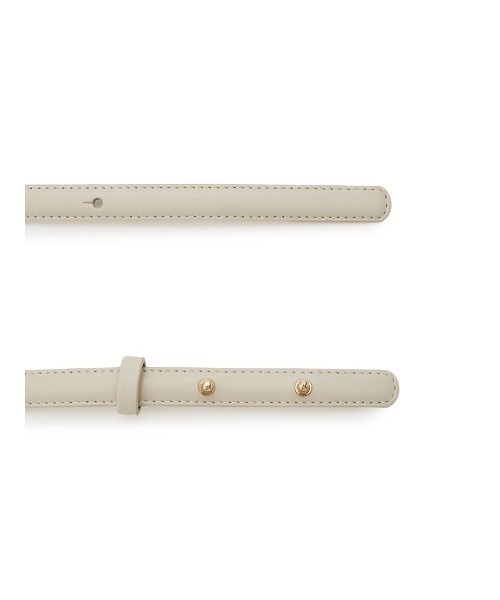 SNIDEL(スナイデル)の「ビットベルト(ベルト・レディース・アイボリー/モカ/ブラック・FREE)」の4枚目の写真