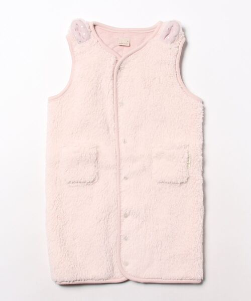 petit main（プティマイン）の「【吸水速乾】ボアスリーパー（その他ベビー用品・キッズ・アイボリー/モカ/ライトピンク・FREE）」の3枚目の写真