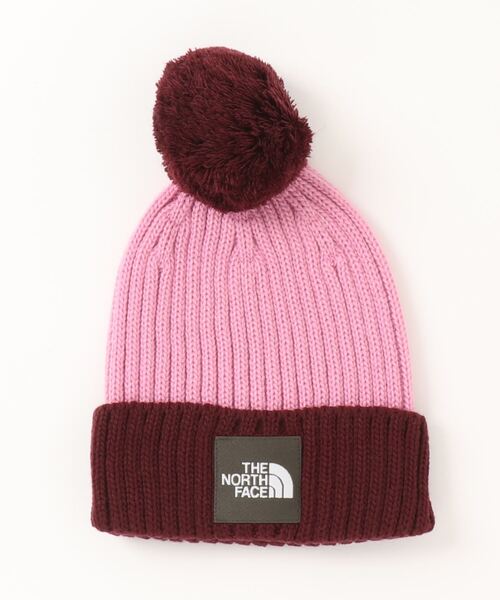 THE NORTH FACE(ザノースフェイス)の「THE NORTH FACE/ザ・ノース・フェイス/K POM POM CAPPUCHO/キッズポンポンカプッチョ/HEADWEAR/ヘッドウエア/NNJ42307/K POM POM CAPPUCHO(ニットキャップ/ビーニー・キッズ・ベージュ/ブラウン/ピンク・FREE)」の1枚目の写真
