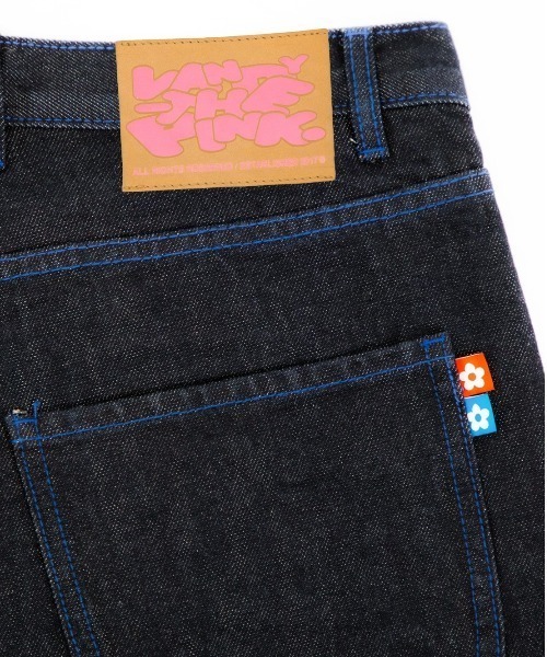 Vandy The Pink（ヴァンディーザピンク）の「ストリートファッション VANDY THE PINK ヴァンディーザピンク VTP GRAFFITI DENIM ジーンズ ストレートジーンズ デニムパンツ（デニムパンツ・メンズ・ネイビー・M）」の10枚目の写真