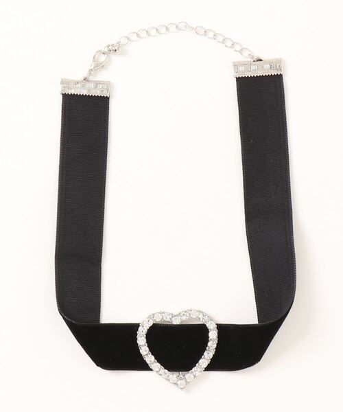 FOREVER 21(フォーエバー トゥエンティーワン)の「ハートモチーフチョーカー(チョーカー・レディース・レッド/ブラック・FREE)」の4枚目の写真