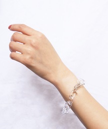 foun.（フォウン）の「foun. フォウン：Glass chain bracelet 耐熱ガラス　Silver925 ブレスレット（ブレスレット・キッズ）」