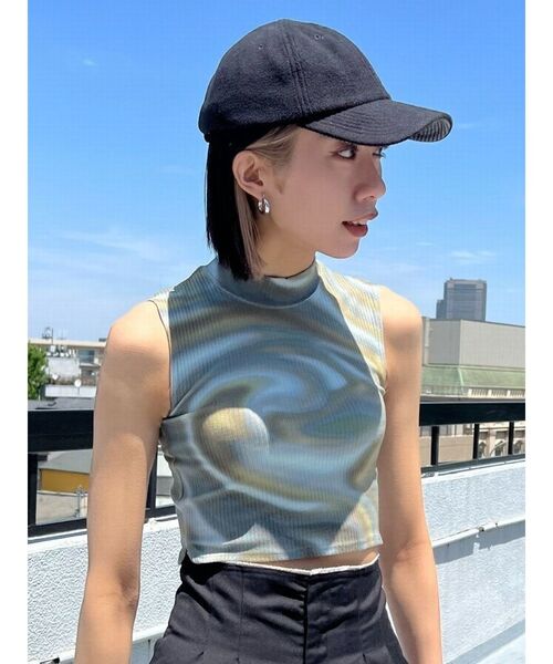 EMODA（エモダ）の「ベースボールロゴキャップ（キャップ・レディース・ブラック/その他・FREE）」の3枚目の写真