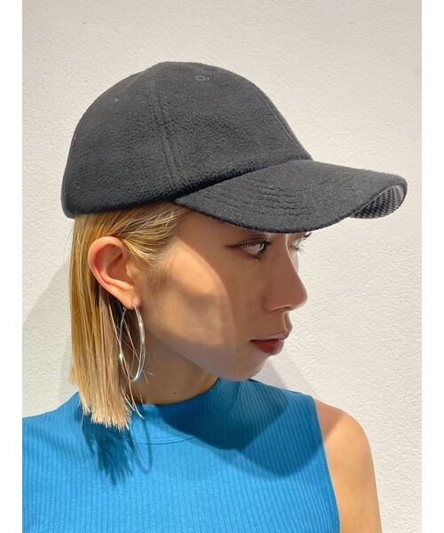 EMODA（エモダ）の「ベースボールロゴキャップ（キャップ・レディース・ブラック/その他・FREE）」の7枚目の写真