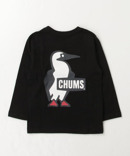 CHUMS(チャムス)の「【CHUMS】Kid's Booby Logo Brushed L/S T-Shirt(Tシャツ/カットソー・キッズ・ブラック/ホワイト/ベージュ系/ベージュ/グレイッシュベージュ/ネイビー/ミント・MEDIUM/LARGE/X-LARGE)」の10枚目の写真