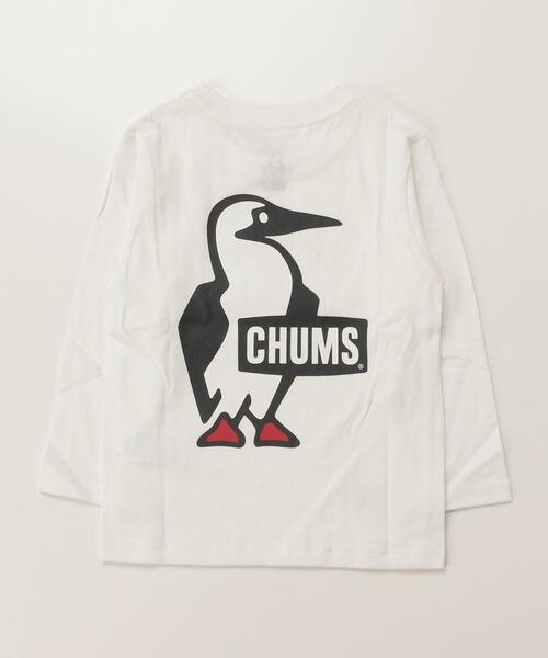CHUMS(チャムス)の「【CHUMS】Kid's Booby Logo Brushed L/S T-Shirt(Tシャツ/カットソー・キッズ・ブラック/ホワイト/ベージュ系/ベージュ/グレイッシュベージュ/ネイビー/ミント・MEDIUM/LARGE/X-LARGE)」の21枚目の写真