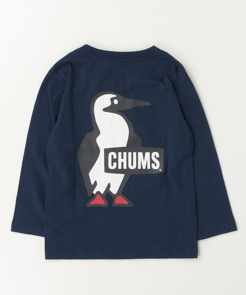 CHUMS(チャムス)の「【CHUMS】Kid's Booby Logo Brushed L/S T-Shirt(Tシャツ/カットソー・キッズ・ブラック/ホワイト/ベージュ系/ベージュ/グレイッシュベージュ/ネイビー/ミント・MEDIUM/LARGE/X-LARGE)」の22枚目の写真