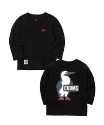 【CHUMS】Kid's Booby Logo Brushed L/S T-Shirt