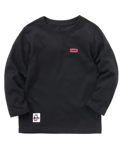 CHUMS(チャムス)の「【CHUMS】Kid's Booby Logo Brushed L/S T-Shirt(Tシャツ/カットソー・キッズ・ブラック/ホワイト/ベージュ系/ベージュ/グレイッシュベージュ/ネイビー/ミント・MEDIUM/LARGE/X-LARGE)」の9枚目の写真