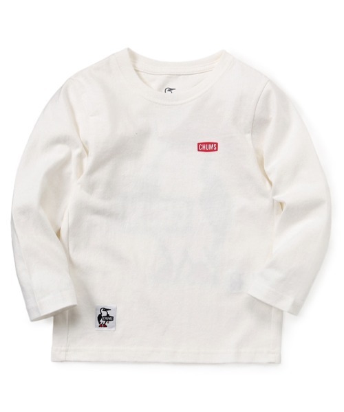 CHUMS(チャムス)の「【CHUMS】Kid's Booby Logo Brushed L/S T-Shirt(Tシャツ/カットソー・キッズ・ブラック/ホワイト/ベージュ系/ベージュ/グレイッシュベージュ/ネイビー/ミント・MEDIUM/LARGE/X-LARGE)」の8枚目の写真