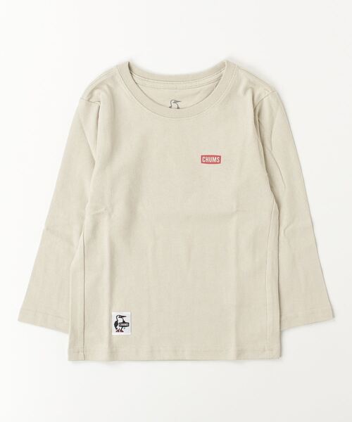 CHUMS(チャムス)の「【CHUMS】Kid's Booby Logo Brushed L/S T-Shirt(Tシャツ/カットソー・キッズ・ブラック/ホワイト/ベージュ系/ベージュ/グレイッシュベージュ/ネイビー/ミント・MEDIUM/LARGE/X-LARGE)」の13枚目の写真