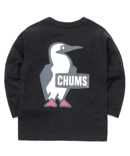 CHUMS(チャムス)の「【CHUMS】Kid's Booby Logo Brushed L/S T-Shirt(Tシャツ/カットソー・キッズ・ブラック/ホワイト/ベージュ系/ベージュ/グレイッシュベージュ/ネイビー/ミント・MEDIUM/LARGE/X-LARGE)」の12枚目の写真