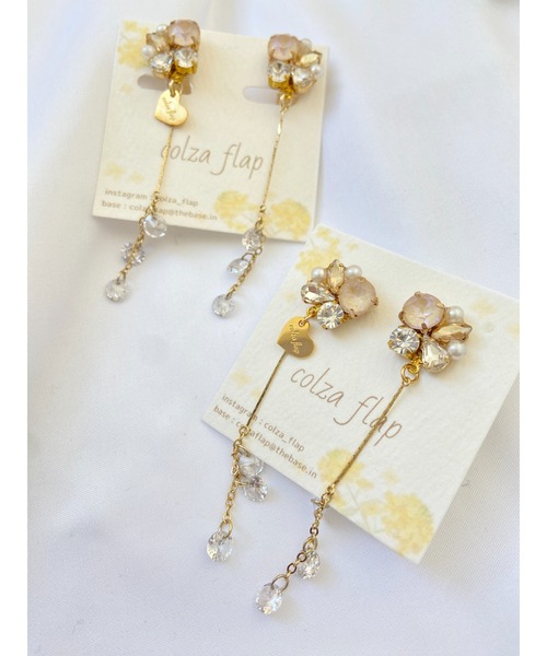tone(トーン)の「【colzaflap】sway earring(MA)(イヤリング・レディース・ゴールド・FREE)」の1枚目の写真