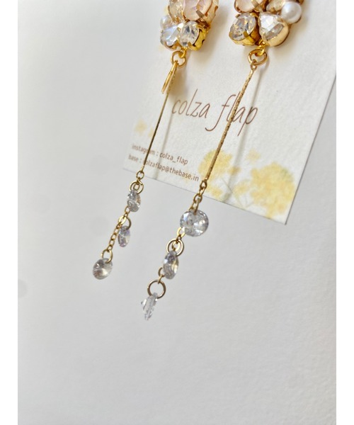tone(トーン)の「【colzaflap】sway earring(MA)(イヤリング・レディース・ゴールド・FREE)」の3枚目の写真