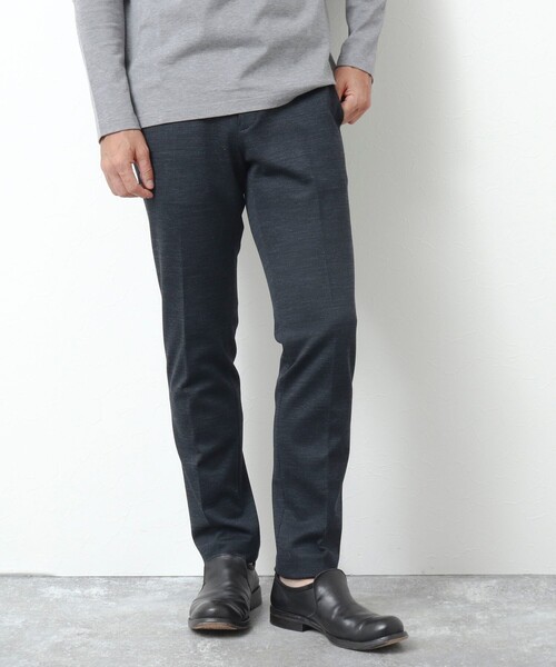 Stutostein Nolley's(シュテットシュタインノーリーズ)の「《セットアップ対応》MODERNFIT PT チドリジャガード / ハイテンションコール パンツ(その他パンツ・メンズ・グレー/ネイビー/ブラック/ダークネイビー・XL/L/M/S)」の3枚目の写真